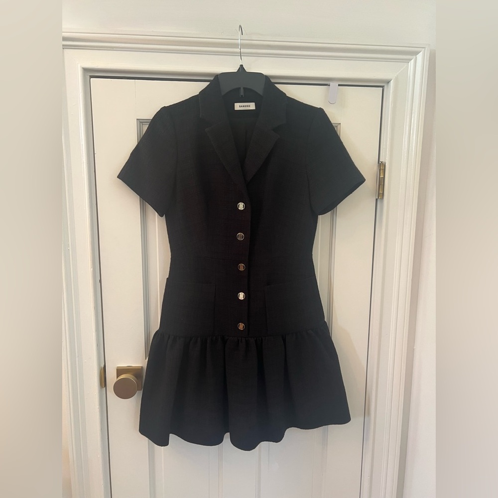 Sandro Button Up tweed dress NWT!!